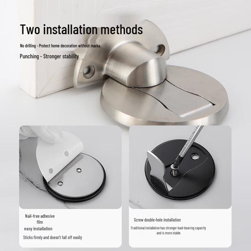 Magnetischer Türstopper aus Edelstahl 304