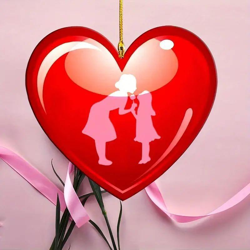 Acrylic Mothers Cheerful Day Car Decor Bright Cartoon Pendant For Vehicle Your