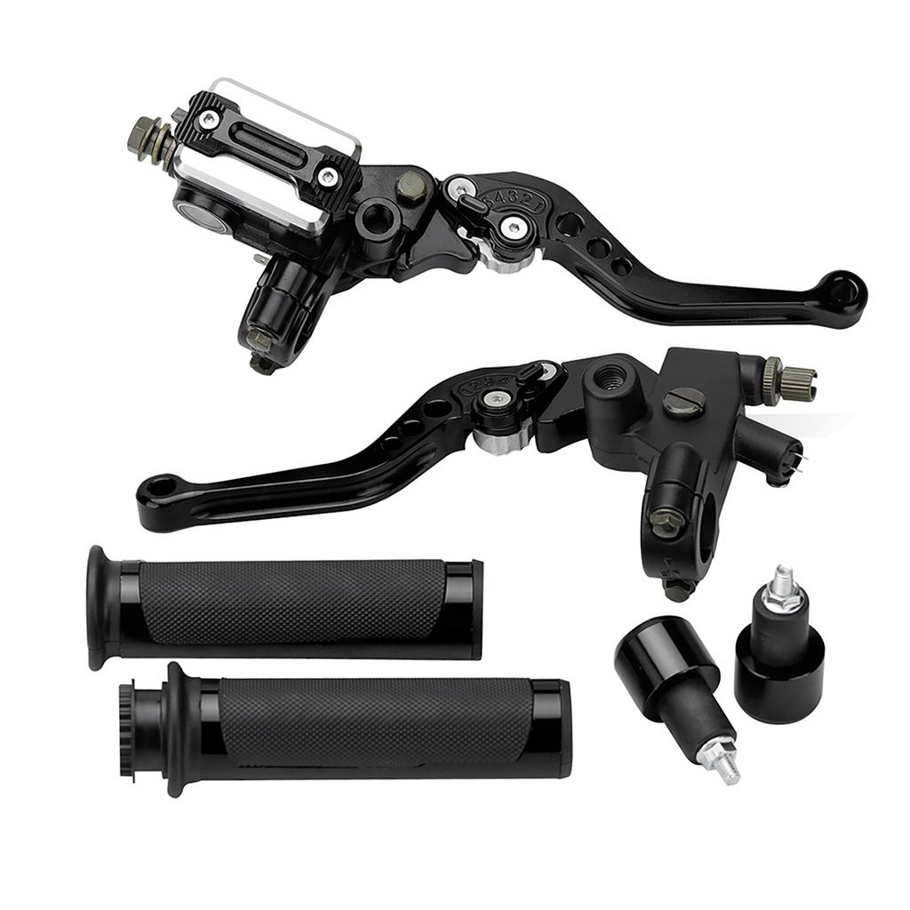 Motorcycle 7 8   22mm Handlebar Brake Master Cylinder Clutch Lever Left & Right Set Universal Fit for Scooters Sports