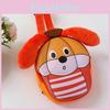 Cartoon Kids Single Shoulder Chest Bag With Cute Dog Print And Plush Ear Design