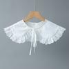Vintage Detachable False Collar White Lace Female Necklace Fashion Fake Collar  Versatile Use