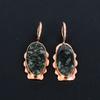 Seraphinite Gemstone Copper Handmade Jewelry Earring For Wedding Gift