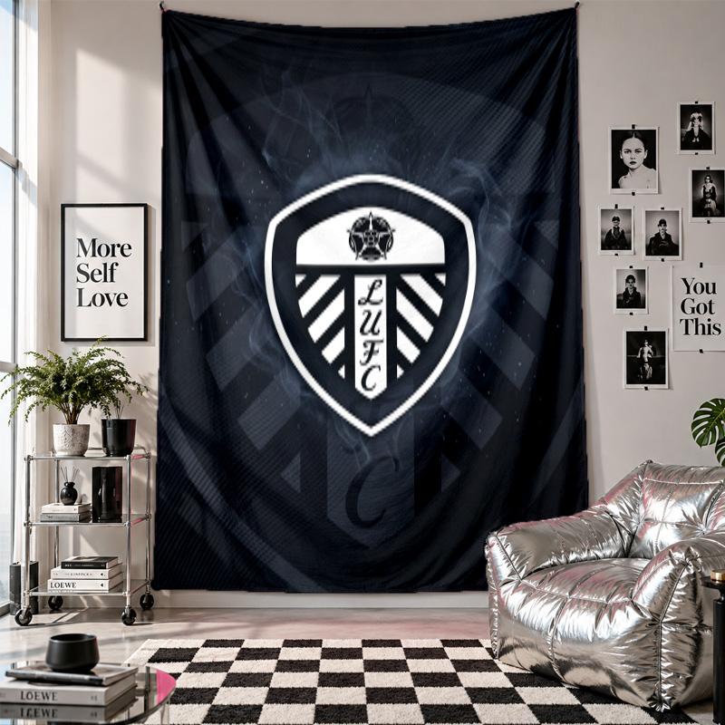Tapeçaria de Parede do Leeds United Decoração de Casa Pano para Pendurar na Parede para Quarto Sala de Estar Fundo