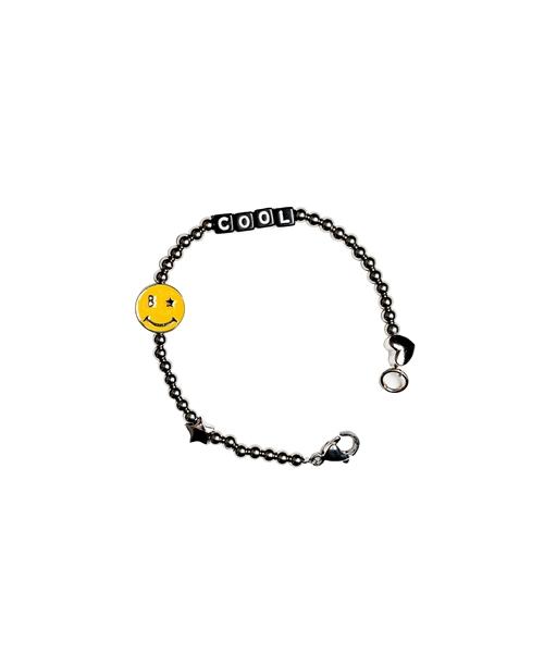 Bonbeau Champ Smile Initial Surgical Bracelet Smile Charm Initial Surgical Ball Bracelet