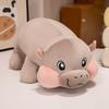 Chubby Hippo Plush Toy Short Legs Hippopotamus Stuffed Animal Doll  Valentine's Birthday