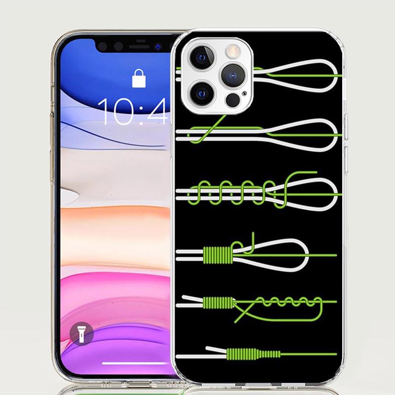 

Carp Fish Fishing Rod Hook Phone Case for Apple iPhone 17 Air 16 15 Plus 14 + 13 Mini 12 11 Pro Max 7 8 SE 16Max Soft Shell Cove iPhone 15