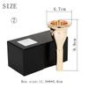 Replacement Tuba Mouthpiece with Storage Box, 13.3mm, for Tuba Practice, Beginner Tuba Players, Golden, 9.9 x 4.7 x 4.7cm