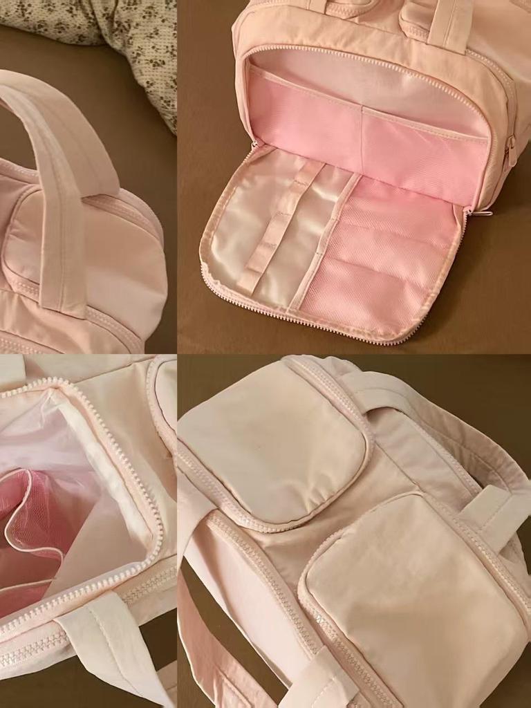 Durable Waterproof Double-Opening Makeup Bag - Large Capacity, Portable & High-Value for Travel
