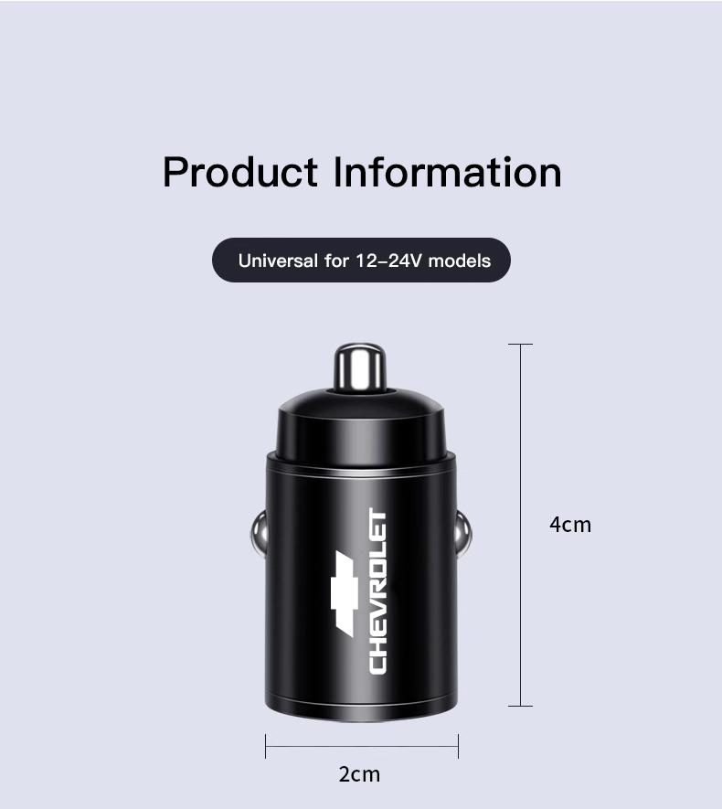 

Mini Car Fast Charger Vehicle Cigarette Lighter USB Convert Plug For Chevrolet Spark Captiva Cruze Tracker Orlando Epica Nubira