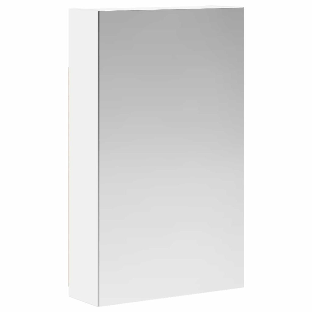 Bathroom Mirror Cabinet White 30 X 10.5 X 50 Cm Particleboard
