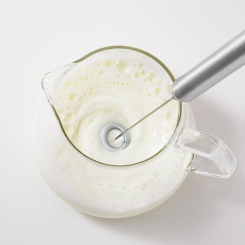 &NE Nikii Cafe Milk Frother, 2.5cm Diameter X 25cm Length, Stainless Steel, Electric Milk Frother, Milk, Creamer, Latte Art, Small, NIM-353