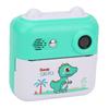 Print Camera Cute Green 24 MP Pixels 1080P Video Thermal Printing Digital Camera Toy with Music