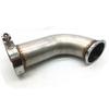 3" 90stupňové Garrett V-Band s objímkou Potrubí Krátká noha 6" Univerzální downpipe