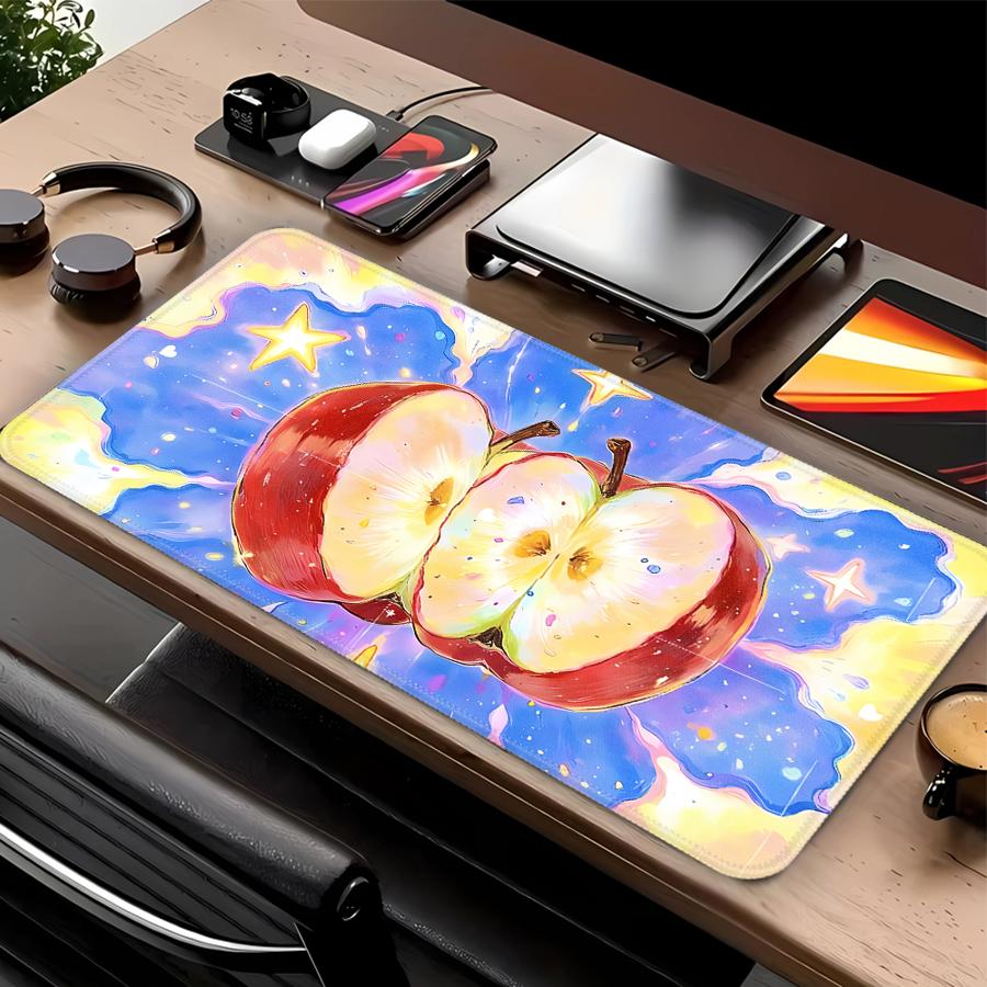 

rubber Mouse Pad Game Console Pad Computer Laptop Pad office Pad Keyboard Mouse Pad Desk accessories Cute Apple 220x180x2mm