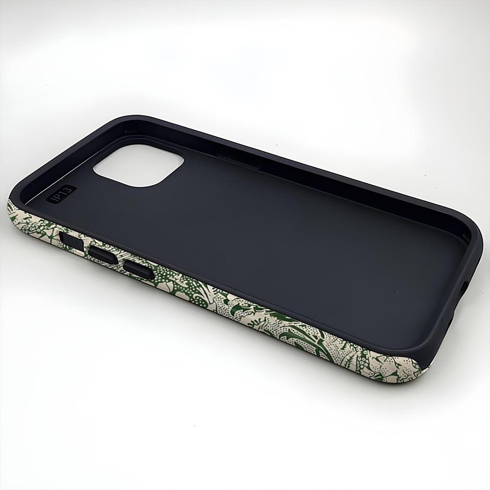 Retro Flower Two-in-one Film Shell Apple 17pro Premium Sense Magsafe Magnetic Mobile Phone Case Iphone16
