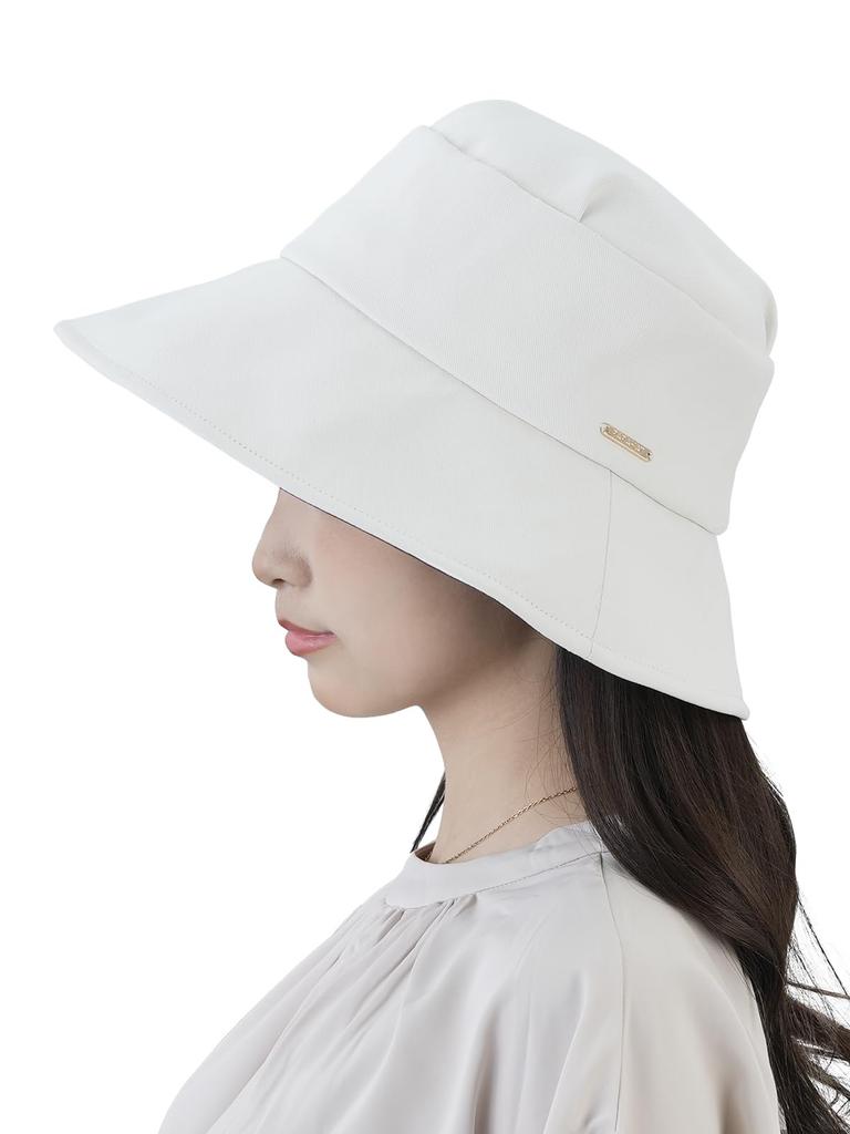 Large Complete UV UV Cool Wide 2 Sizes To Choose from [KIZAWA] Women's Hat, Size, Shading, Protection, 100% Shading, Protection, Feeling, Brim,