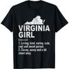 Virginia Girl Definition Funny Hometown Home Virginia T-Shirt