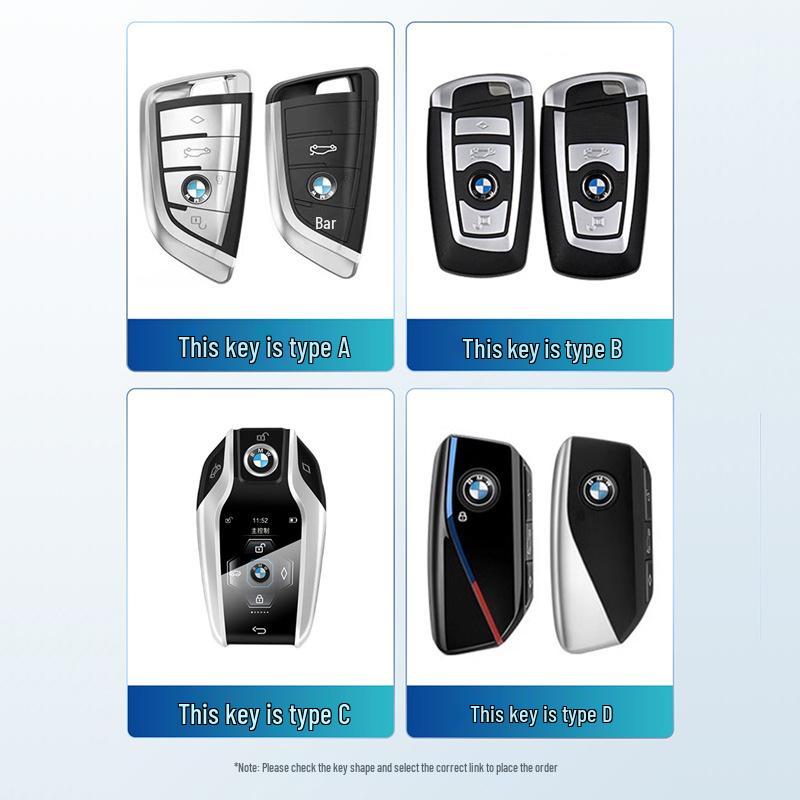 BMW Key Case for 5 Series, 7 Series, 3 Series, and X Series Models