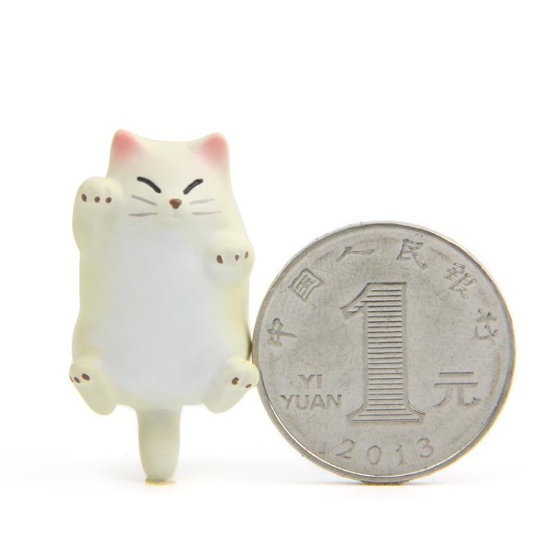 Resin Warmth Series Cute and Chubby Cat Cartoon 3D Magnetic Clasp Fridge Magnets, Magnetic Stickers, Phone Case Materials
