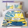 Jorge The Minion's Adorable Greeting: A Comfortable and Cozy Bedding Set—the Perfect Choice To Decorate Your Bedroom.