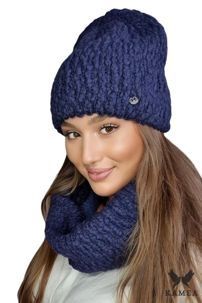 Lamia-Women' Winter Set Navy Blue