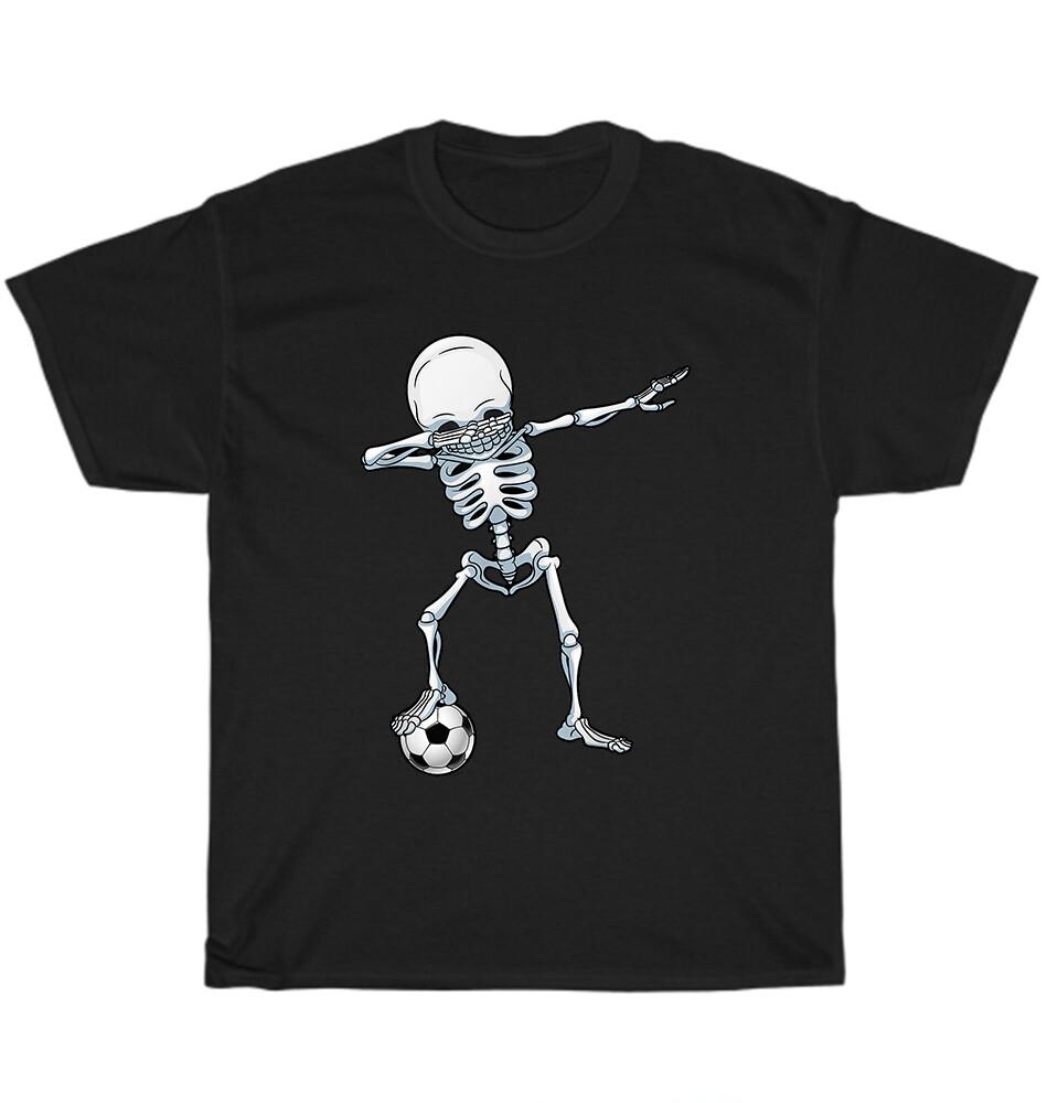 Dab Dance Dabbing Soccer Skeleton Halloween Football Sport Lover T-Shirt Unisex