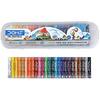 Pasteles al Óleo Doms de 25 Colores con Estuche | Mezcla Suave de Colores Para un Mejor Efecto | Colores Brillantes e Intensos | Rascador Gratis