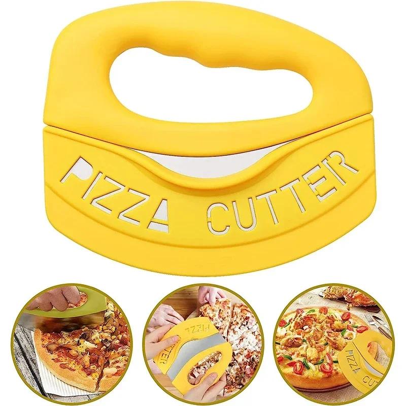 Stainless Steel Cutting Knife, Multifunctional Slicing Knife, Baking Tool, Easy To Clean, Seat Belt Cover Pizza Knife