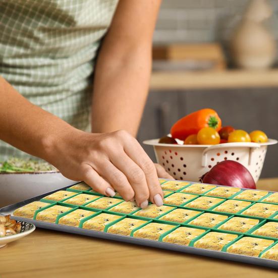 Freeze Dryer Tray Dividers Set for Harvest Right Silicone Non-Stick Adjustable Tray Dividers High/Low Temp Resistant Candy Tray Accessories
