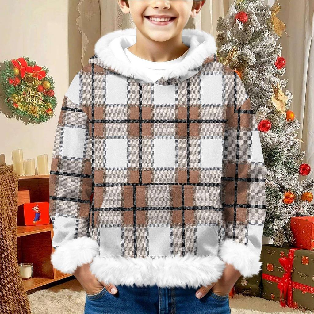 Children's Sweatshirt Girls Boys Long Sleeve Lightweight Casual Hoodie Loose Comfortable Sweatshirt