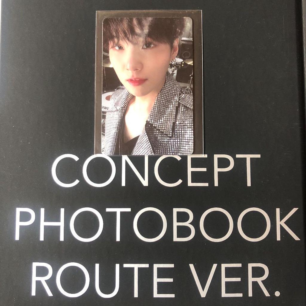 [USED] BTS Yoongi Trading Card Concept Photobook SUGA