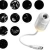 2-in-1 Mini Galaxy Night Light Projector with Adjustable Brightness for Bedroom Ceiling Wall Room Decor
