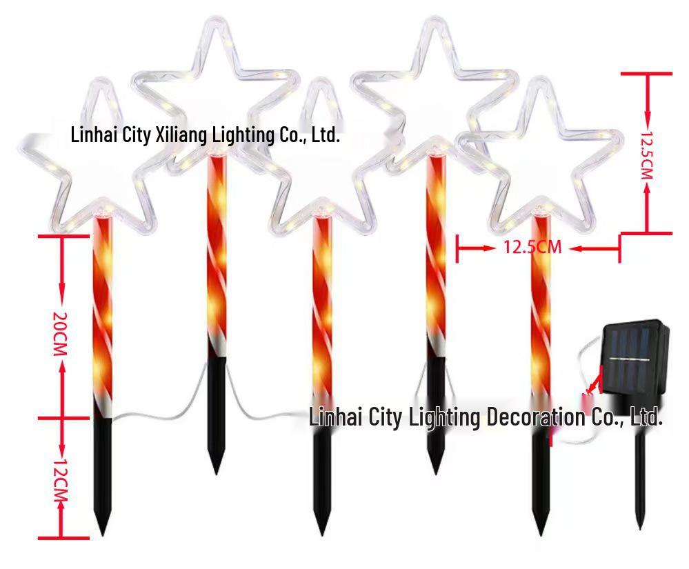 2025 Solar Weihnachts-Weihnachtsmann und Schneemann Leuchtende Lichterkette für Außendekoration