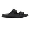 Womens/Ladies Vcbk Cowhide Leather Double Buckle Flat Slide