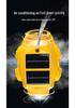 Six-Fan Multifunctional Cooling Hat with Solar Bluetooth Headlamp