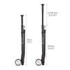 300PSI Stoßdämpferpumpe Hochdruck-Luftpumpe Presta Schrader Ventil Mountain Road Bike Pumpe mit Manometer