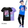 5104 Kids Girls Boys Rumi Mira Zoey Print Casual Cotton Short Sleeves T-Shirt