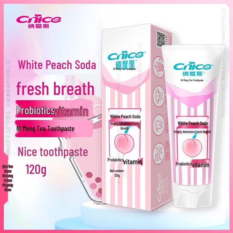 Nice Zhenhu White Peach Soda Toothpaste
