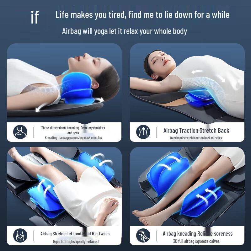 CLORIS Q1 Full Body Airbag Traction Massage Mat