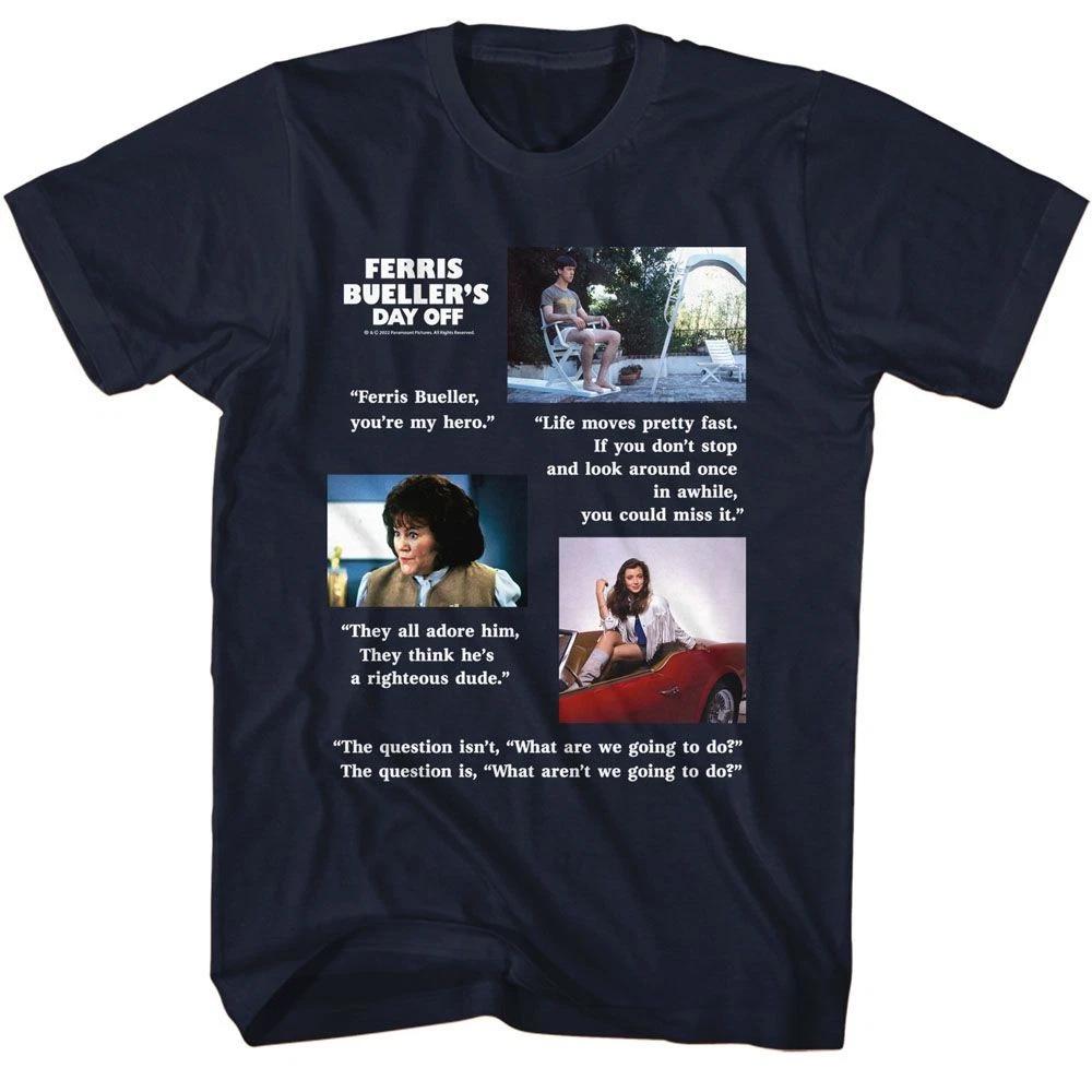 Ferris Buellers Day Off Quotes Movie Shirt 110