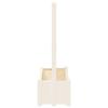 Large Planter with Trellis White 99.5 X 43 X 133.5 Cm PP
