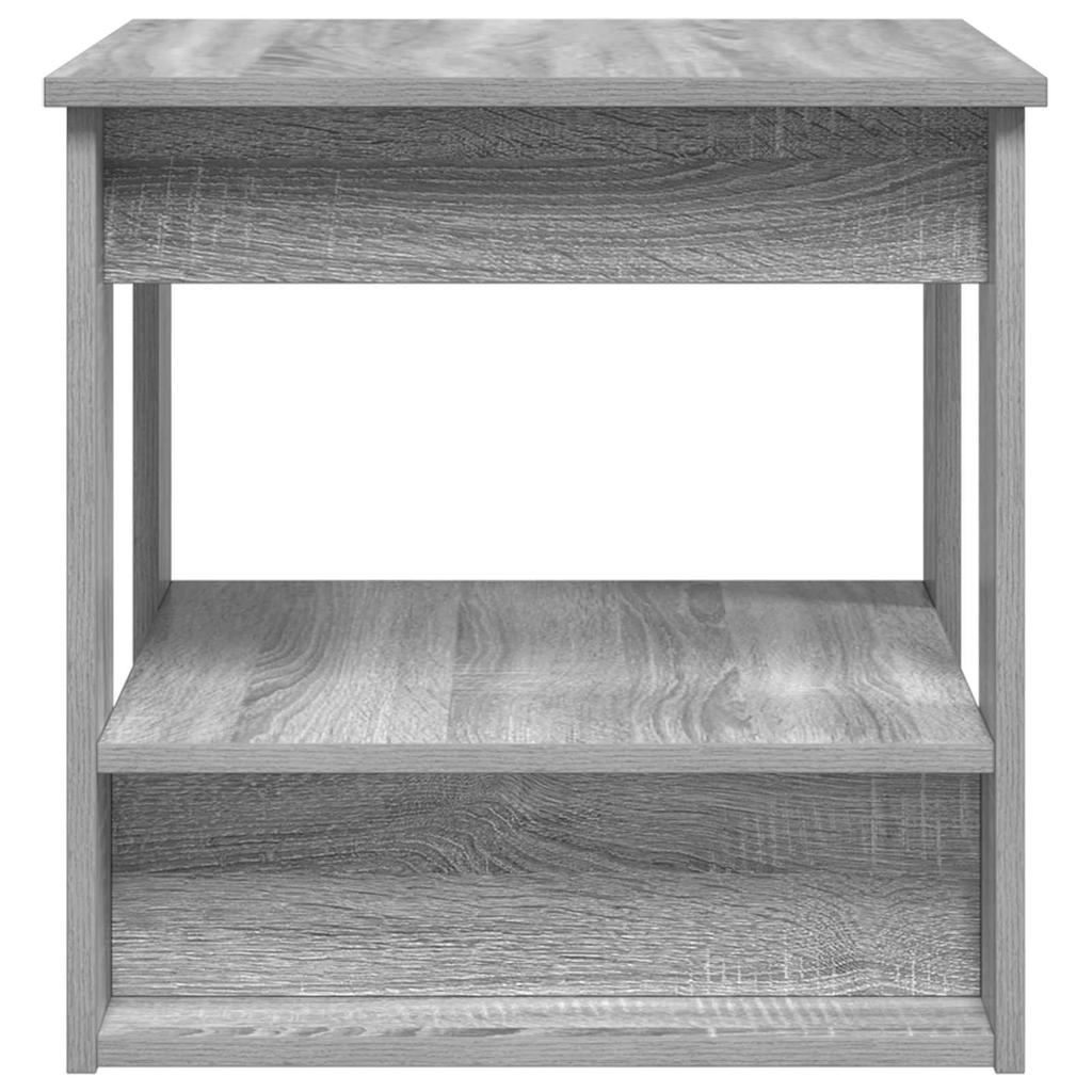 Coffee Table Sonoma Grey 51 x 50 x 50 cm Engineered Wood