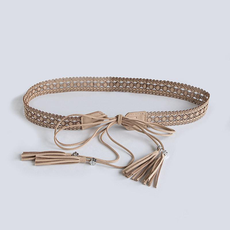 Waist Fashion Bohemian Belt With Openwork Detailing For Women Adult