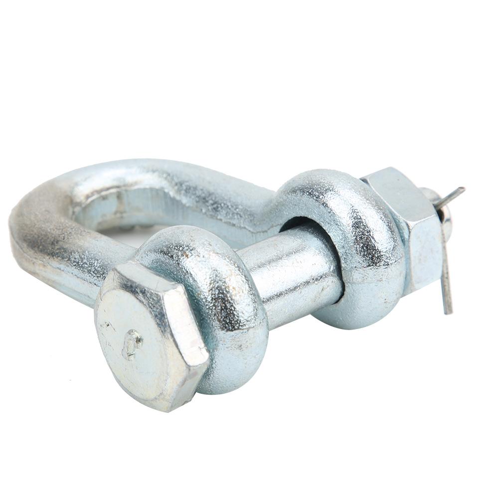 Ankerschäkel Schwerlastlegierter Stahl Verzinkt Bügelform mit Mutter Hebezeugteile 2 Stück 2T