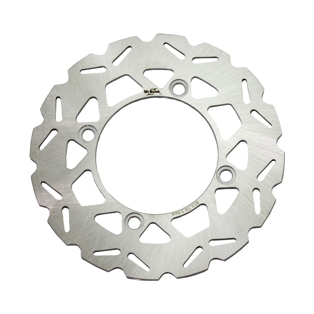 Mr Quick Honda CT125 Hunter Cab JA55 JA65 220mm Front Wave Disc Silver Custom Brake Disc