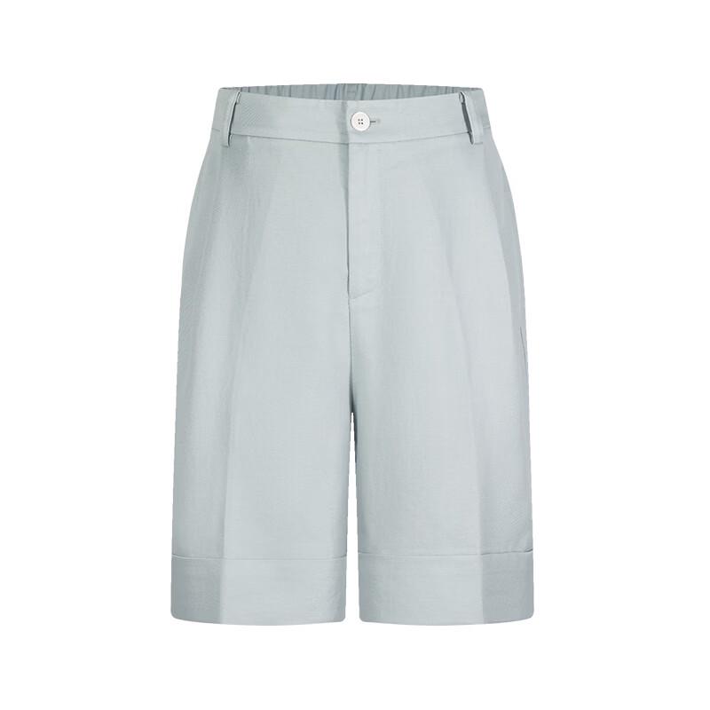Navigare Women's Tencel Linen Blend Mid-Length Shorts