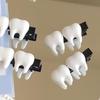 Barrettes Small Tooth for Girl Halloween Theme Parties Cute Hair Clip