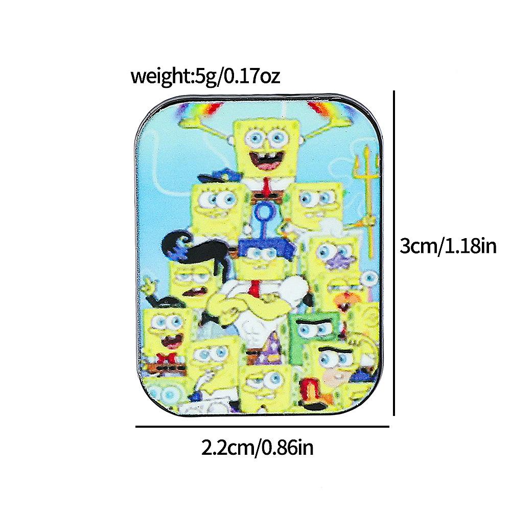 

Креативна Особистість Губка Боб Квадратні Штани Металева Значок Анімований Персонаж Сплав Друкована Брошка Шпилька