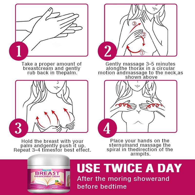 ERAYCEE Breast Beauty Cream: 20g Bottle for Sagging Care, Moisturizing and Gentle Breast Care Massage.