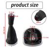 5 Speed Gear Shift Knob Handle Assembly Lever Shifter Gaiter Boot For Renault For Clio 3 III 2005-2012 Interior Accessories